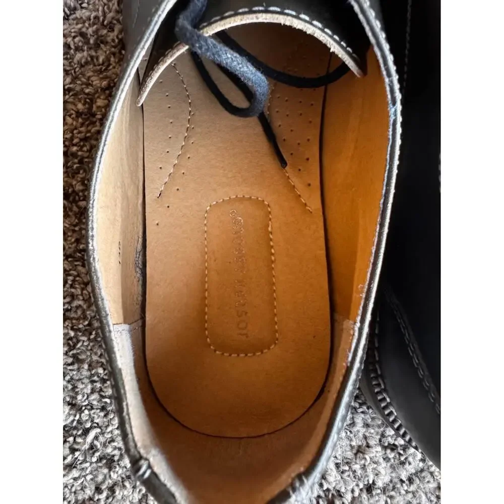 Joseph Abboud Men’s Black Leather Oxford Dress Shoes Size 13 Lace Up Classic